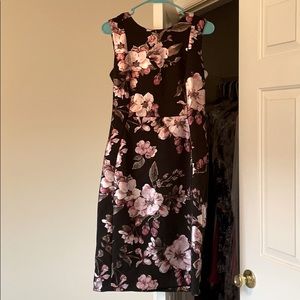 Beautiful semi formal black/floral dress